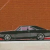 Black 69 Charger Diamond Painting