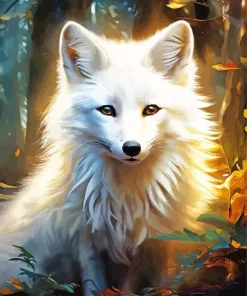 Blond Fox Diamond Painting