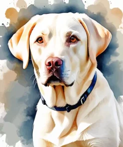 Blonde Labrador Dog Diamond Painting