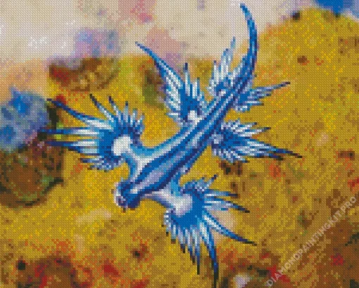 Blue Glaucus Nudibranch Diamond Painting