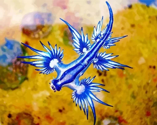 Blue Glaucus Nudibranch Diamond Painting