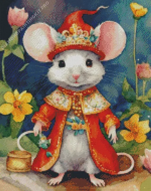 Elegant Fantasy Mouse Diamond Painting