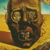 Face Of War Salvador Dali Diamond Painting