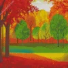 Fall Nature Art Diamond Painting