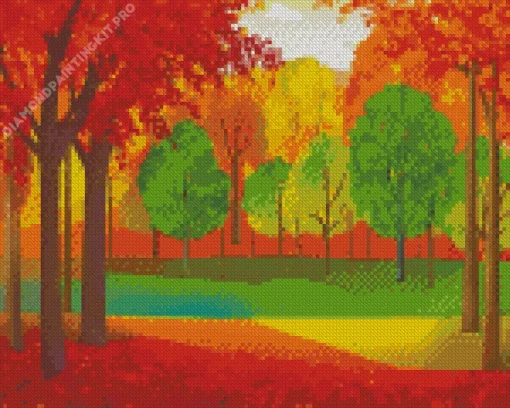 Fall Nature Art Diamond Painting