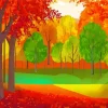 Fall Nature Art Diamond Painting