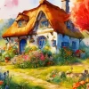 Fantasy Cabin Art Diamond Painting