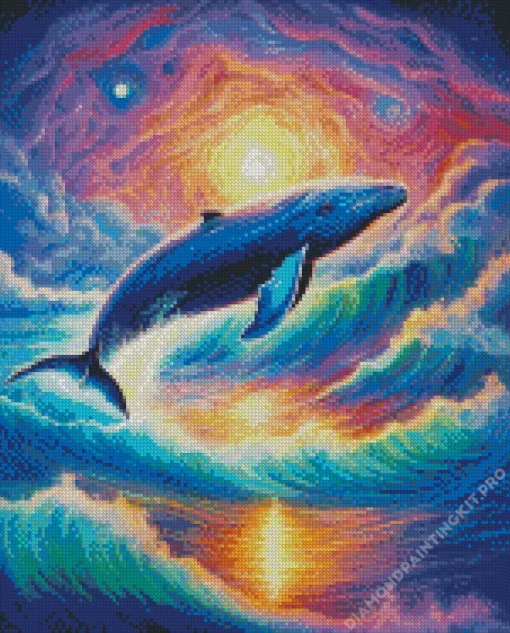 Fantasy Whale Diamond Painting
