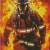 Firefighter Art Diamond Painting