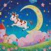 Flying Cow Nursery Style Diamond Painting