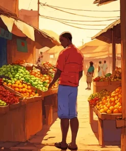 Fruit Man Diamond Painting