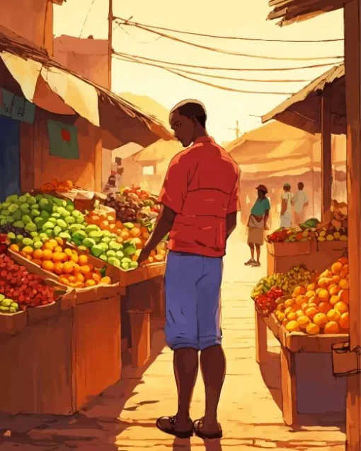 Fruit Man Diamond Painting