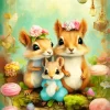 Fun Animals Family Diamond Painting