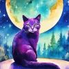 Galaxy Cat Art Diamond Painting