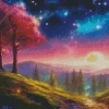 Galaxy Landscape Nature Diamond Painting