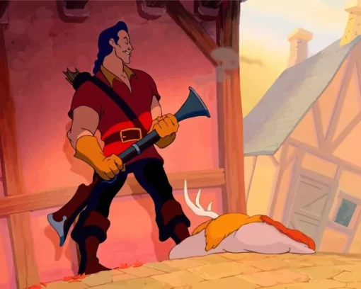 Gaston Beauty And The Beast Diamond Painting
