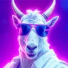 Goat With Sunglasses Diamond Painting