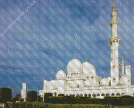 Grand Bur Dubai Masjid Diamond Painting