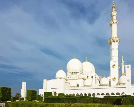 Grand Bur Dubai Masjid Diamond Painting