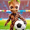 Groot Soccer Diamond Painting