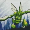 Pokemon Scyther Diamond Painting