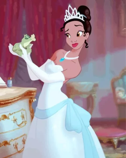 Princess Tiana And The Frog Diamond Painting