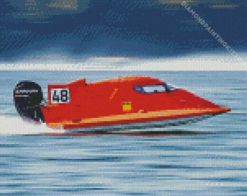 Speed Boat Diamond Painting