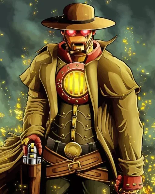 Steampunk Cowboy Diamond Painting