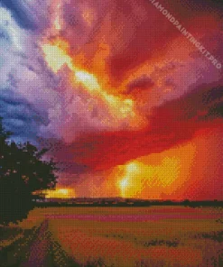 Stormy Clouds Diamond Painting