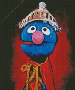 Warrior Grover Personaggio Diamond Painting