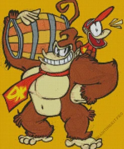 Aesthetic Diddy Donkey Diamond Painting