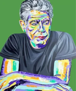 Anthony Bourdain Art Diamond Painting