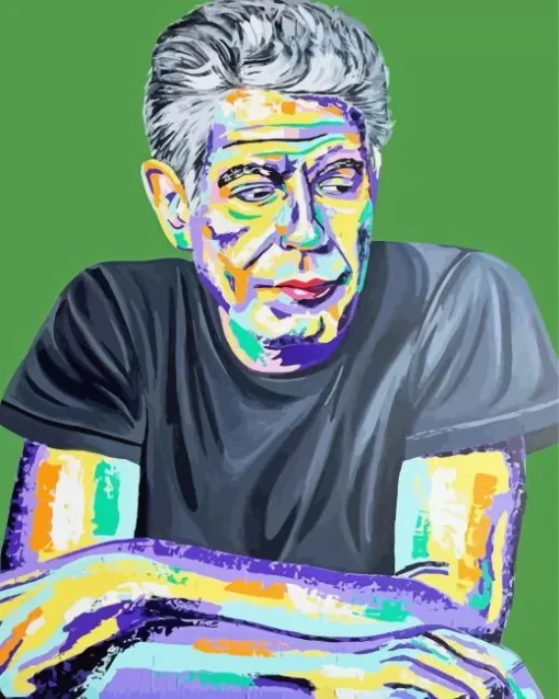 Anthony Bourdain Art Diamond Painting