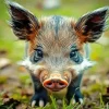 Boar Baby Diamond Painting