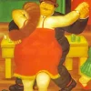 Botero Couple Dancing Diamond Painting