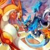 Both Mega Charizards Diamond Painting