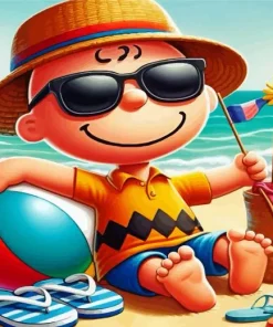 Charlie Brown Snoopy Art Diamond Painting