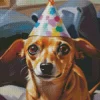 Chiweenie Dog Diamond Painting