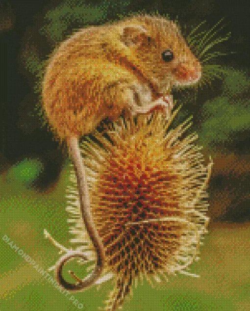 Eurasian Harvest Mouse Diamond Painting