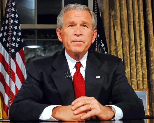 George Walker Bush Diamond Painting