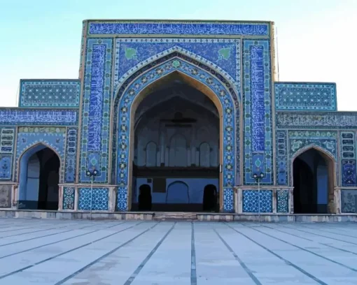 Herat Central Blue Mosque Diamond Painting