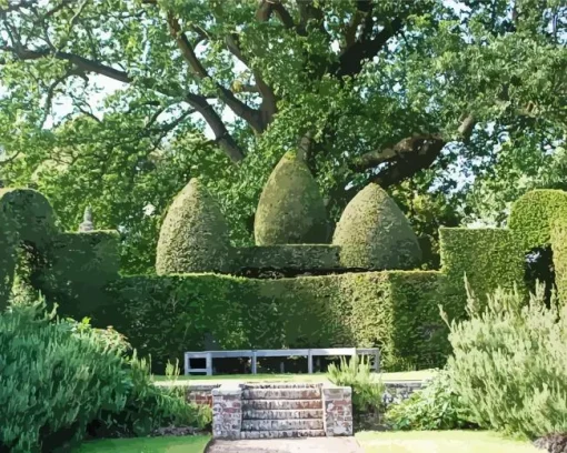 Hole Park Gardens England Diamond Painting