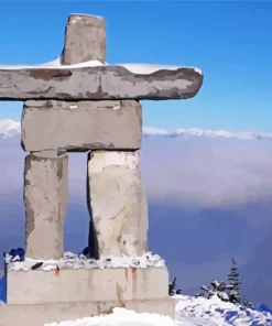 Inukshuk Whistler Diamond Painting