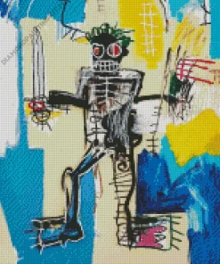 Jean Michel Basquiat Warrior Diamond Painting