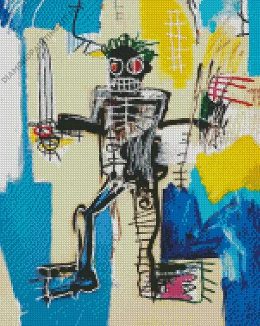 Jean Michel Basquiat Warrior Diamond Painting