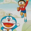 Nobi Nobita With Doraemon Diamond Painting
