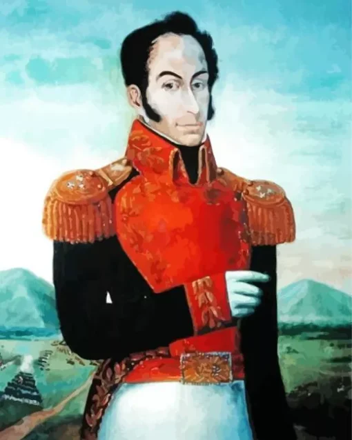 Simon Bolivar Diamond Painting