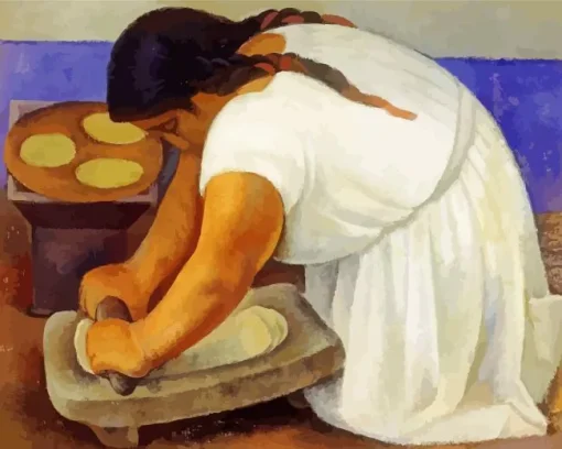 The Grinder Diego Rivera Diamond Painting