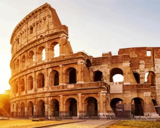 The Colosseum Rome Diamond Painting