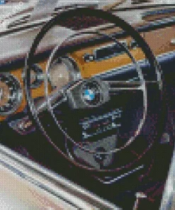 Vintage Bmw Steering Wheel Diamond Painting